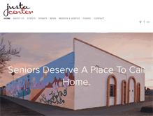 Tablet Screenshot of justacenter.org